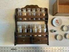 Tea set/space rack, etc.