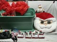 Christmas items with tote