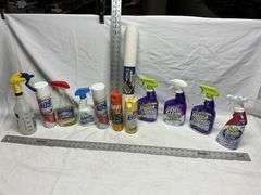 Assorted cleaners and easy liner