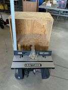 Craftsman professional router with cart