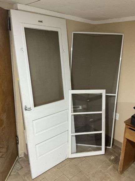 32" screen door and window