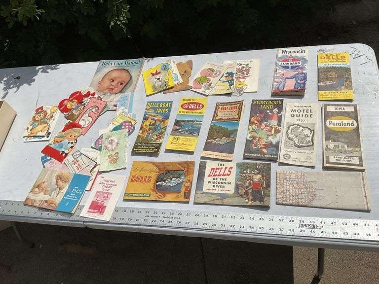 Vintage Wisconsin Dells flyers and Valentines