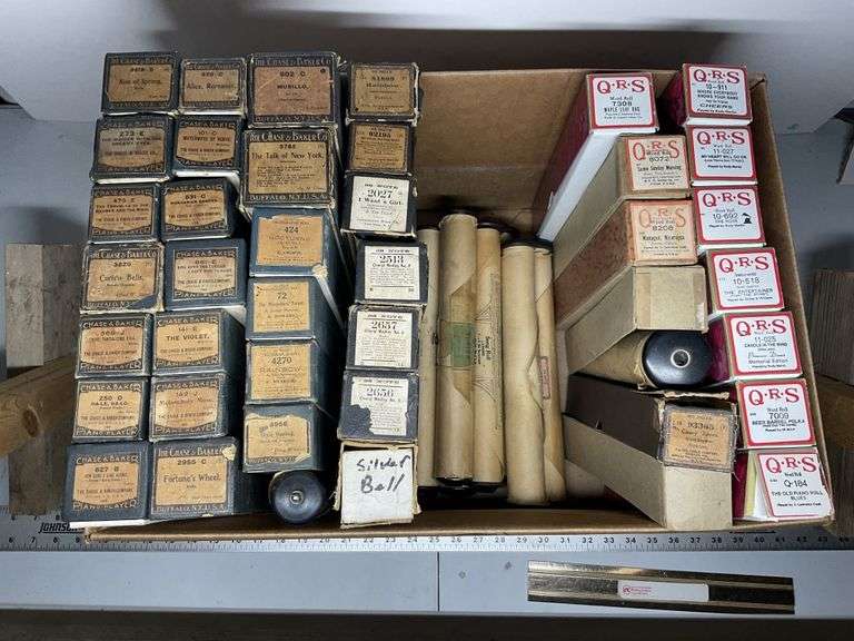 49- piano rolls ( 65 note and 88 note)