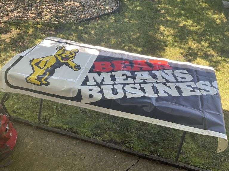 Plastic Bear alignment banner