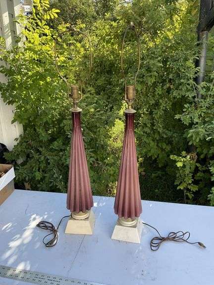 2- retro lamps