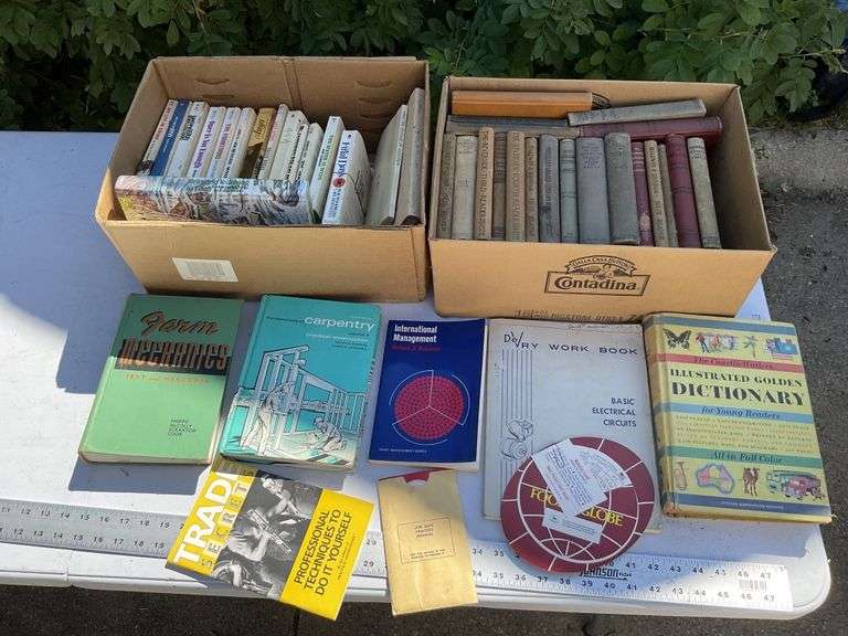 Assorted books, some paperbacks missing covers