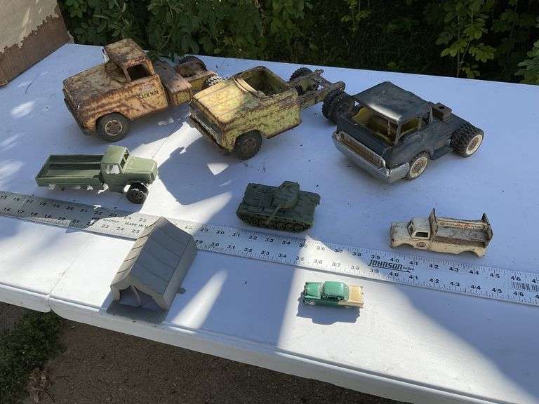 Tonka, Structo trucks, etc.