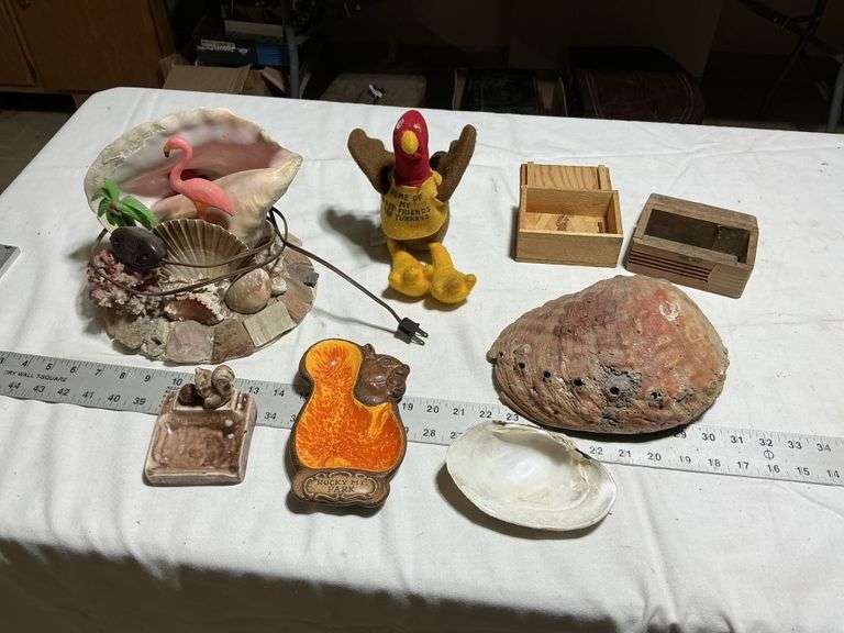 Seashell TV light, etc.