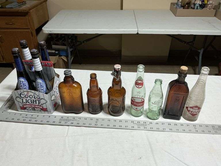 Beer and pop bottles