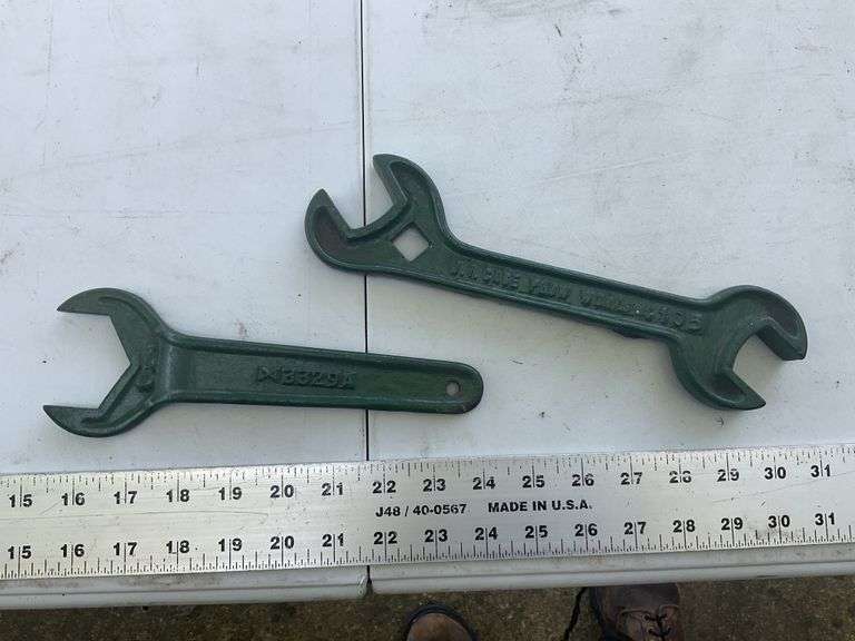 Vintage JI case wrenches