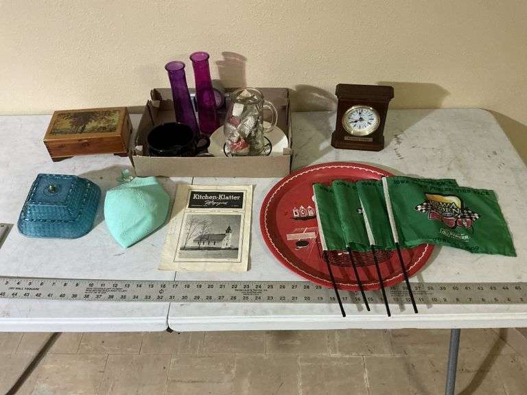 Clock/flags, etc.