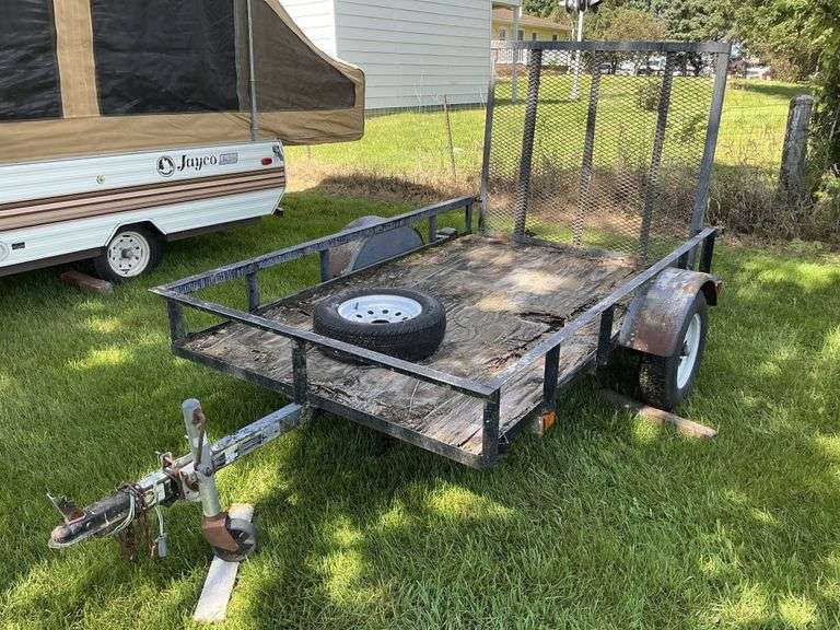 5' x 8' bumper hitch trailer