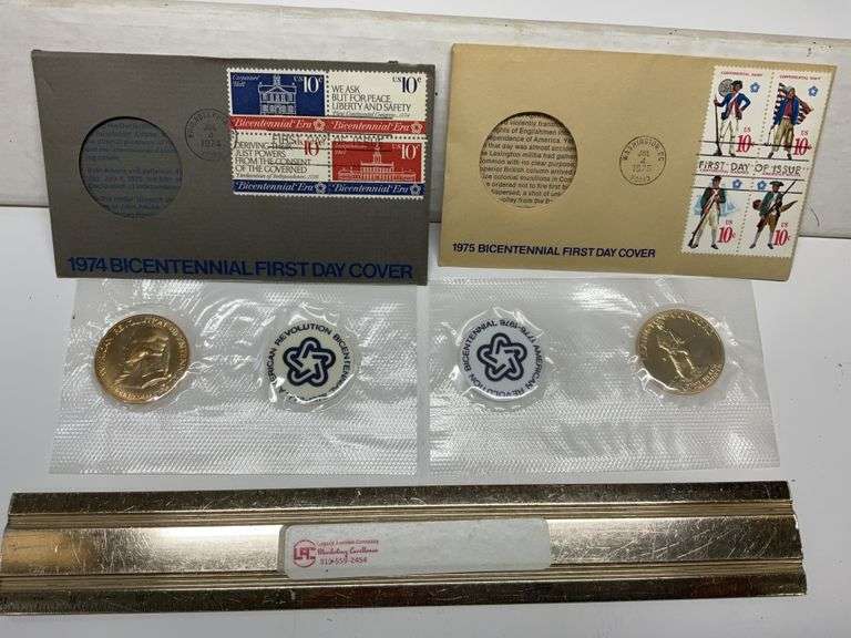 1974, 1975 bicentennial first day covers