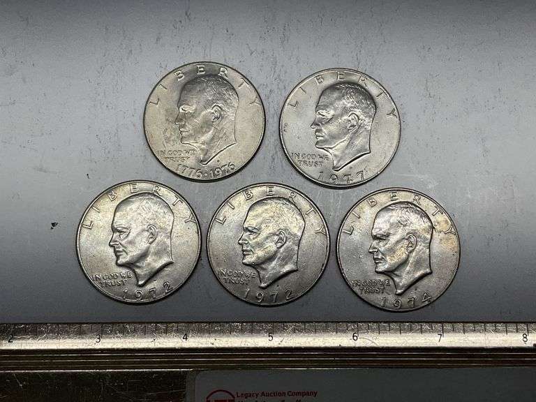 5- Eisenhower dollars