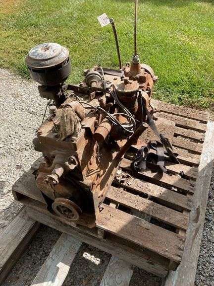 Engine & transmission from international truck