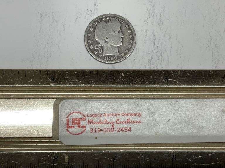 1898 barber quarter