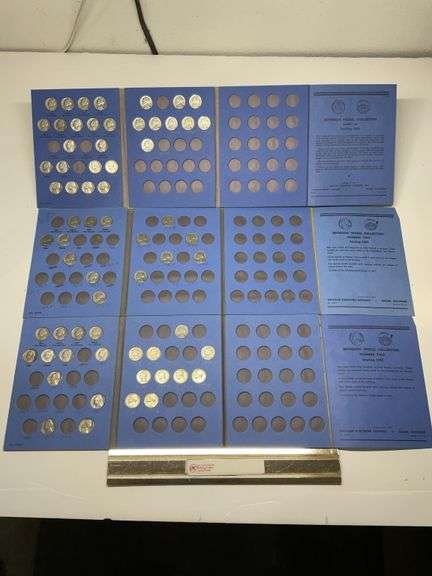 3- Jefferson nickel books starting 1962 with