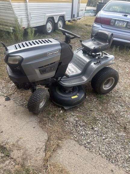 Craftsman T1000 42” lawn mower. Works