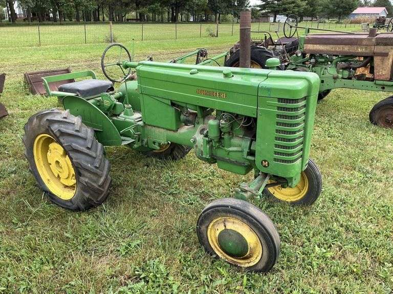 John Deere M w/wheel weights