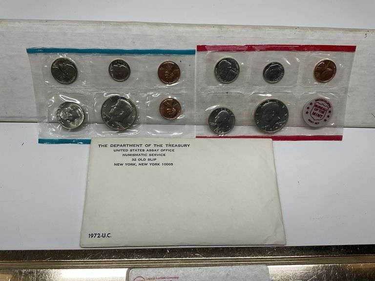 1972 uncirculated United States mint set
