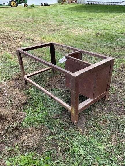Steel work bench frame, heavy duty