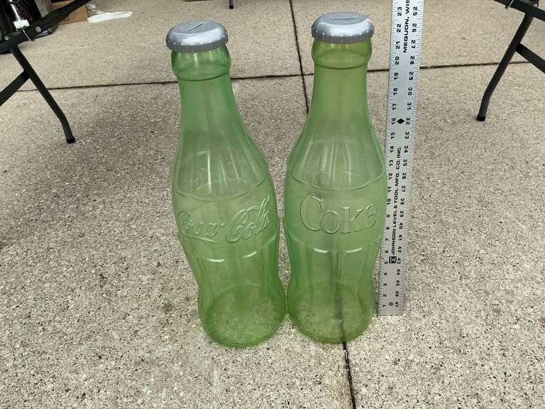 Plastic Coca-Cola banks