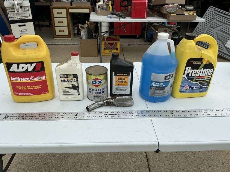 Antifreeze, windshield washer fluid, etc. (some