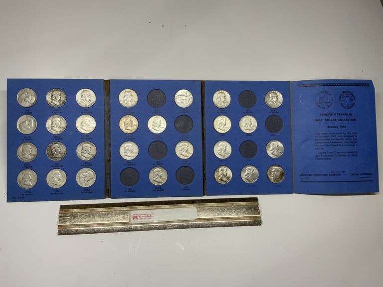 Benjamin Franklin half dollar book starting 1948