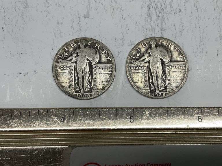 2-1928 standing liberty quarters