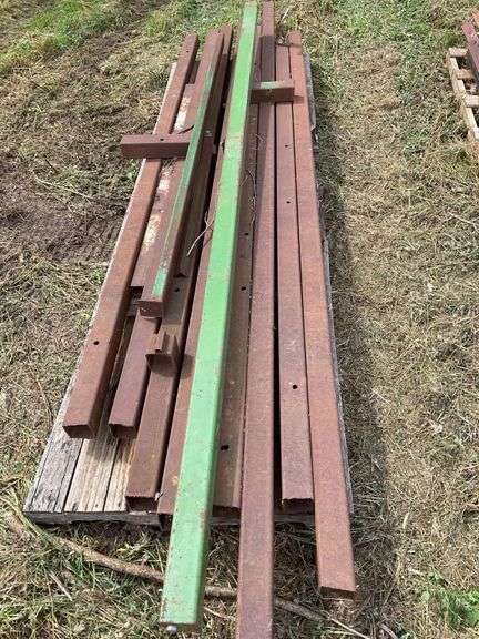 Pallet of 4x4 steel tubing