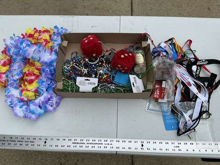 Lanyards, beads, lei's, etc.