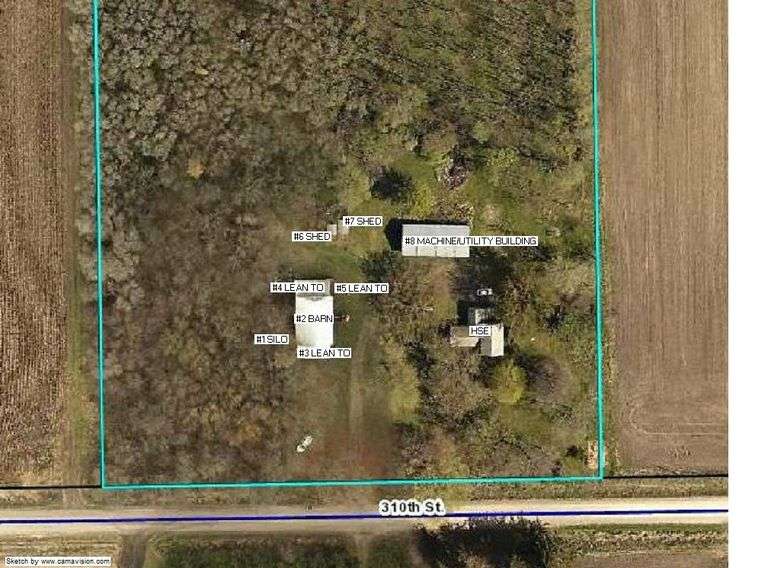 Real Estate Online Auction - 7.65 Acres in Ionia Iowa