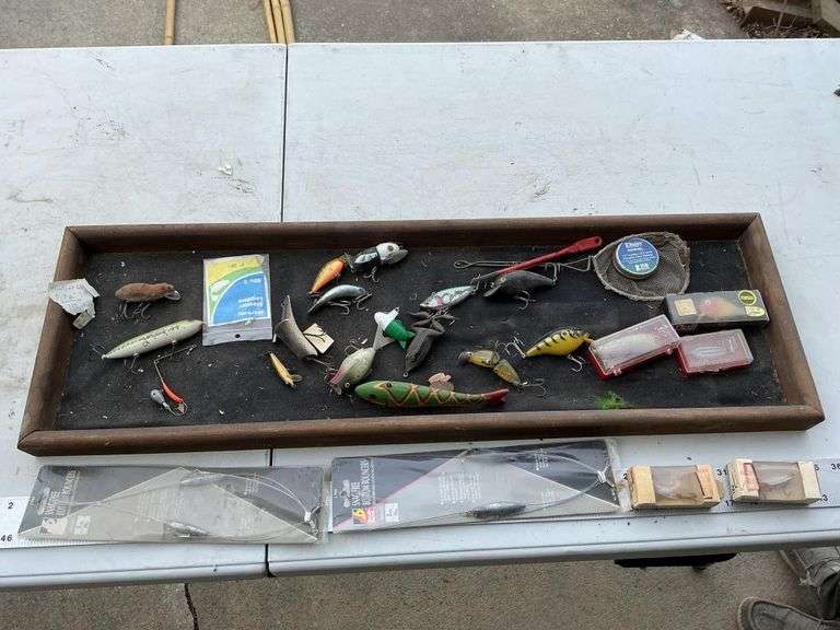 Assorted fishing lures