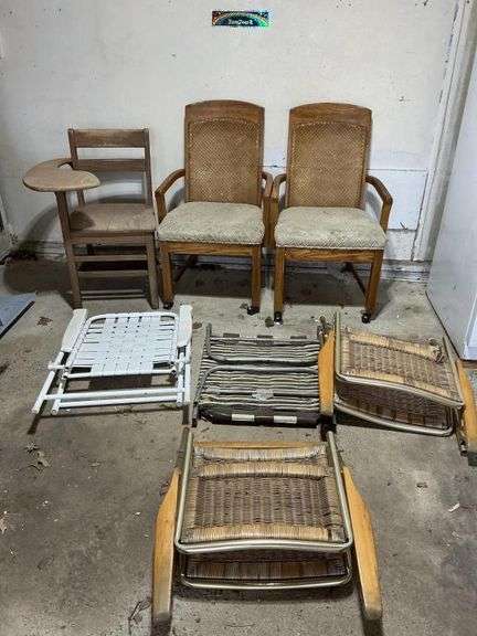 Chairs and folding chairs