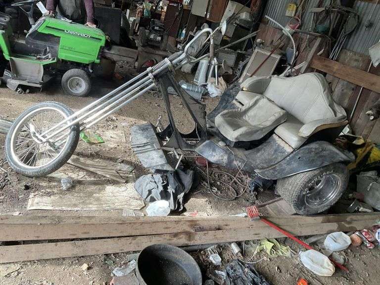 Trike with Volkswagen engine. Project.