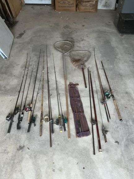 Fishing poles and nets