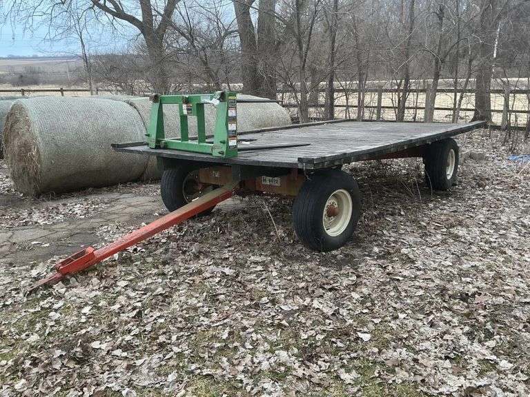 Flat rack with Kory 6072 running gear 8' x 16'