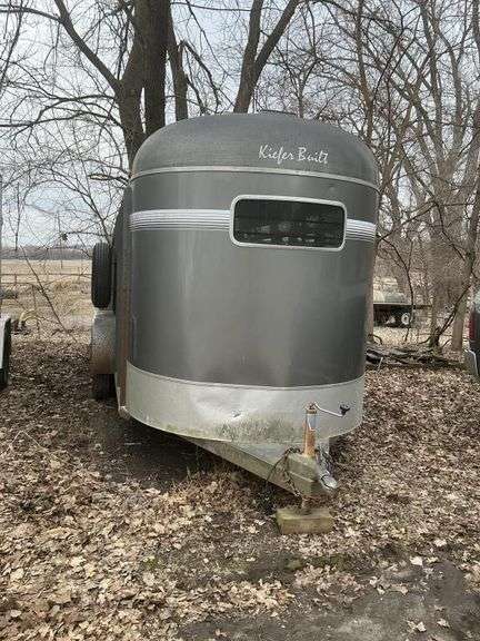Kiefer Built bumper livestock trailer model 1997,