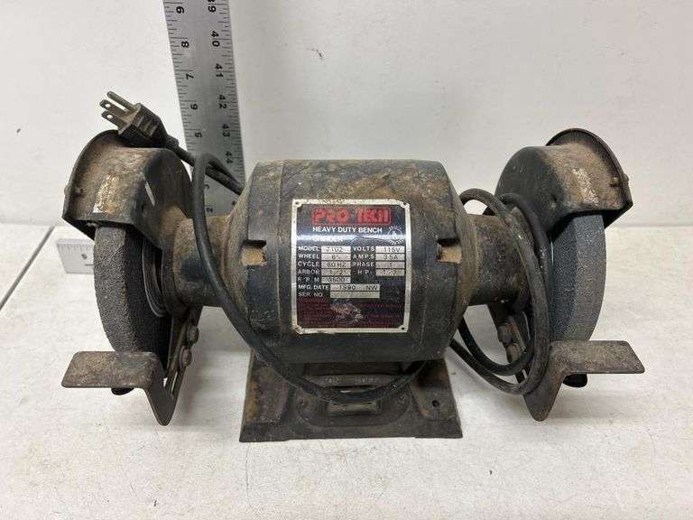 Pro-tech bench grinder