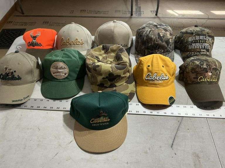Cabela's caps - Legacy Auction Company