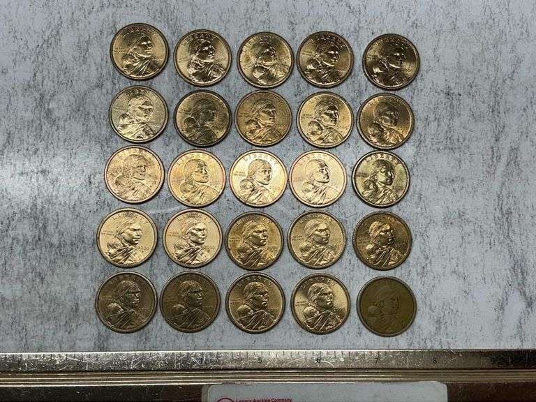 25- 2000  Sacajawea dollars