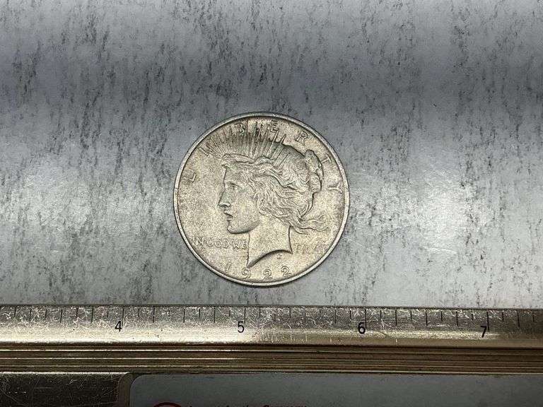 1922 peace silver dollar