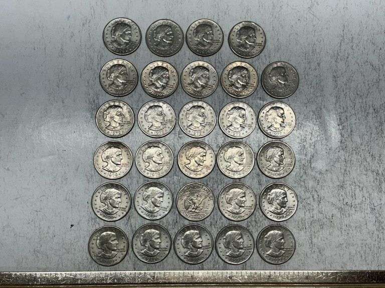 29- 1979 Susan B Anthony dollars