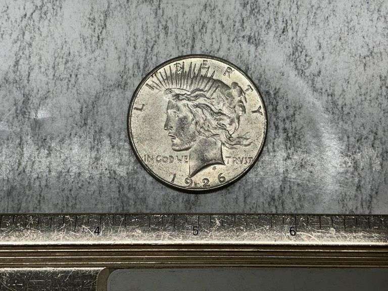 1926 S Peace silver dollar