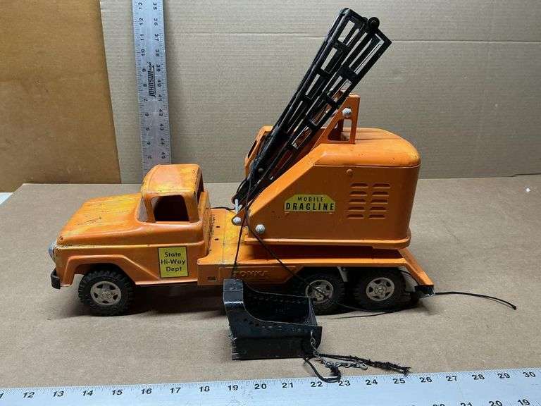 Tonka mobile drag line – string is broke