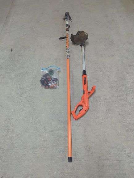Black and Decker string trimmer/Fiskars tree