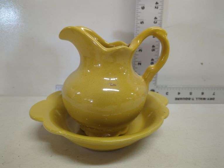 Frankoma mini pitcher/bowl set