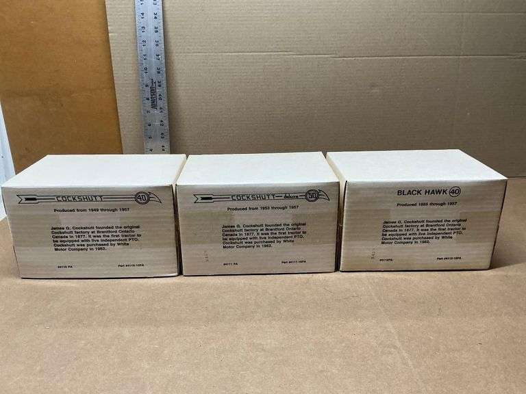 Cockschutt 40, 50 and Blackhawk 40 tractors-new