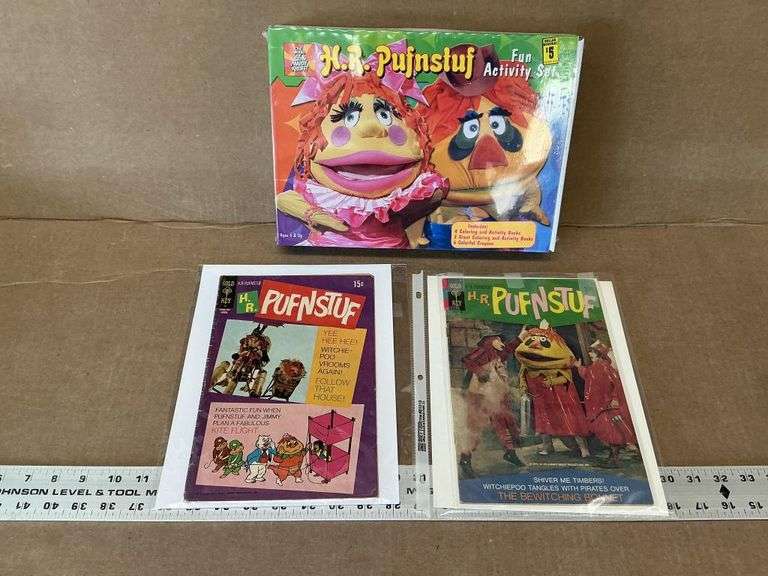 HR Pufnstuf comic books and activity set