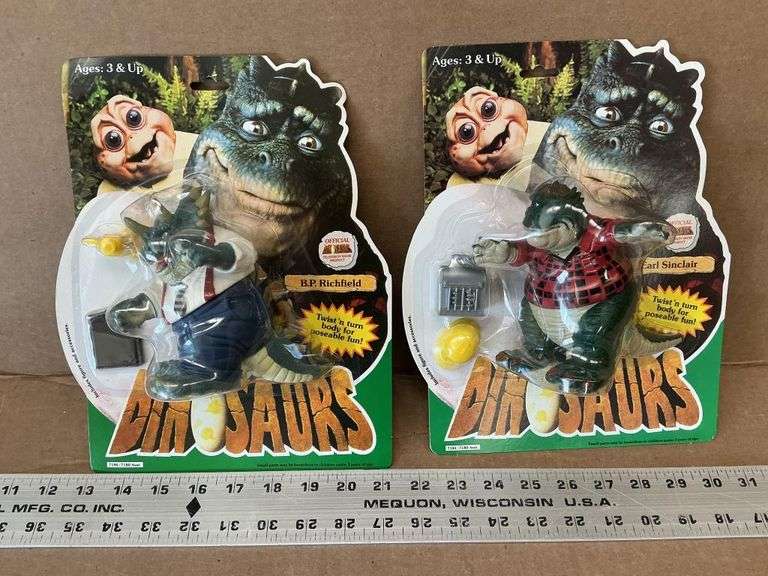 Vintage Dinosaurs BP Richfield and Earl Sinclair